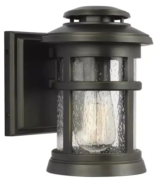 Elstead Lighting Newport venkovní nástěnné svítidlo 1x60 W hnědá FE-NEWPORT-S-ANBZ