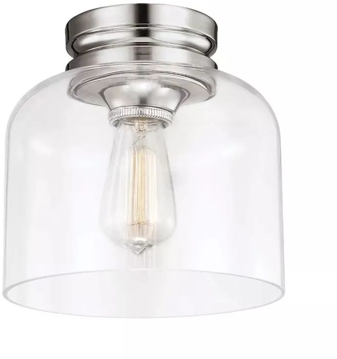 Elstead Lighting Hounslow stropní světlo 1x60 W nikl FE-HOUNSLOW-F-PN