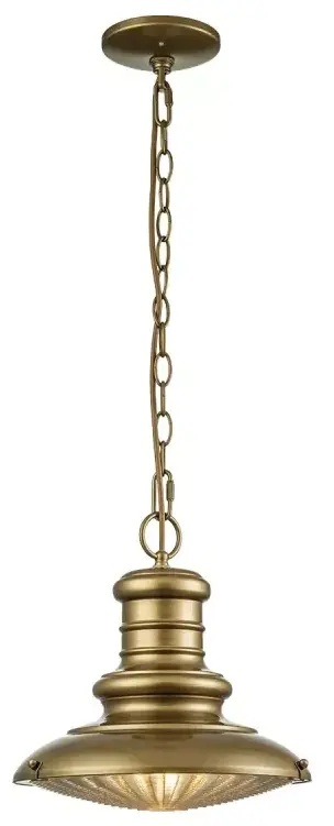 Elstead Lighting Redding Station závěsné svítidlo 1x W hnědá FE-REDDING8-M-PDB