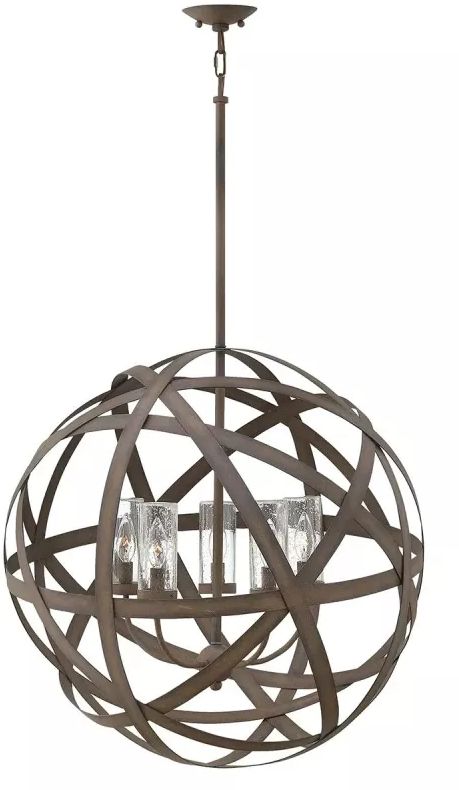 Elstead Lighting Carson venkovní závěsná lampa 5x40 W železo HK-CARSON-5P