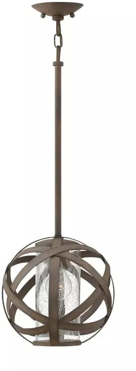 Elstead Lighting Carson závěsné svítidlo 1x40 W železo HK-CARSON-P