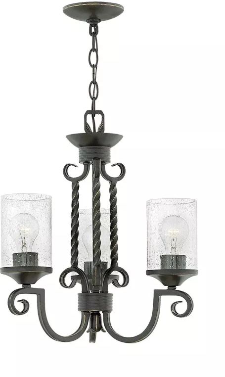 Elstead Lighting Casa závěsné svítidlo 3x60 W černá HK-CASA3