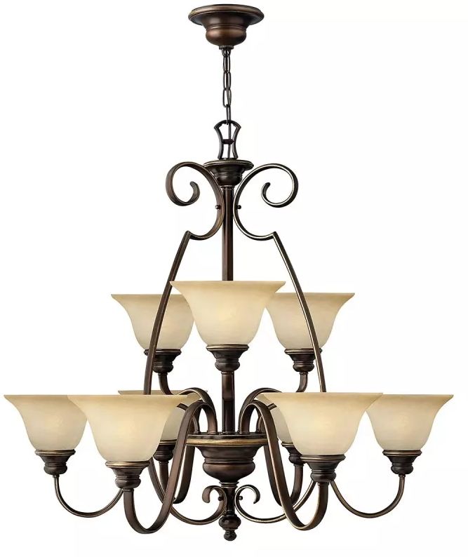 Elstead Lighting Cello závěsné svítidlo x60 W hnědá HK-CELLO9