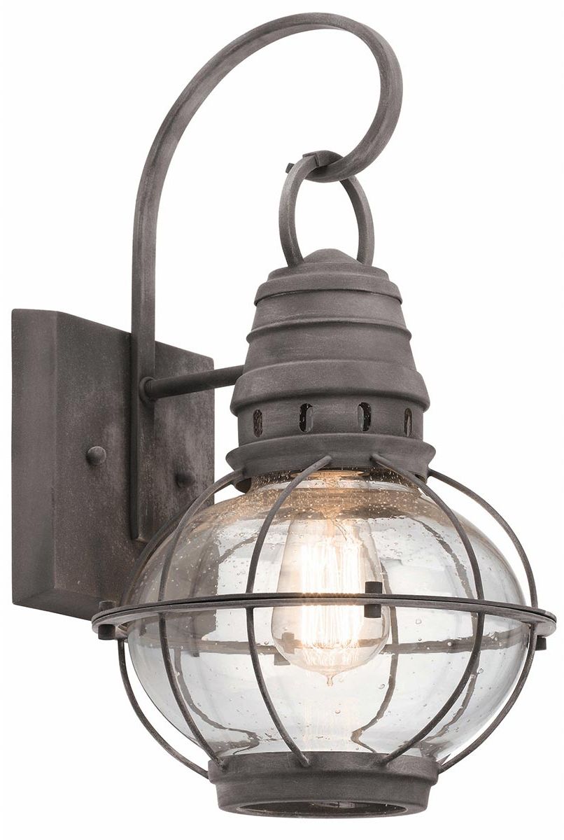 Elstead Lighting Bridge Point venkovní nástěnné svítidlo 1x60 W šedá KL-BRIDGEPOINT-M