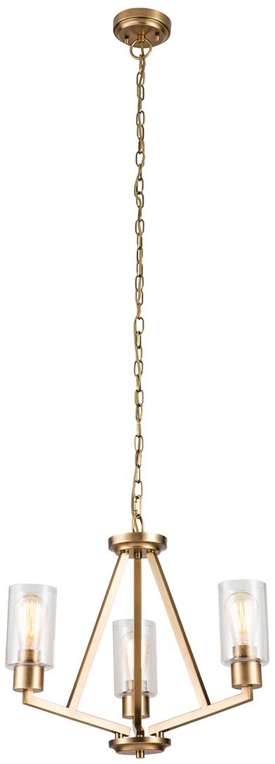 Elstead Lighting Deryn závěsné svítidlo 3x60 W mosaz KL-DERYN3-NBR