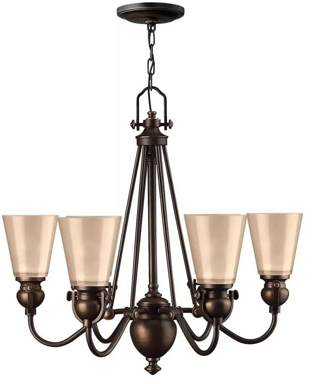 Elstead Lighting Mayflower závěsné svítidlo 6x60 W hnědá HK-MAYFLOWER6