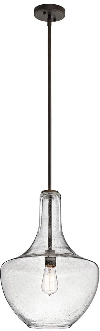 Elstead Lighting Everly závěsné svítidlo 1x60 W hnědá KL-EVERLY-P-M-OZ