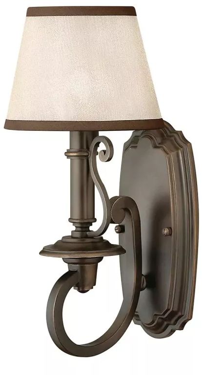 Elstead Lighting Plymouth nástěnné svítidlo 1x40 W hnědá HK-PLYMOUTH1
