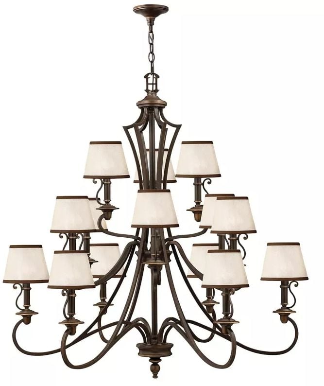 Elstead Lighting Plymouth závěsné svítidlo x40 W hnědá HK-PLYMOUTH15