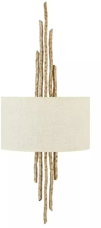 Elstead Lighting Spyre nástěnné svítidlo 2x60 W šampaňská HK-SPYRE2-CPG