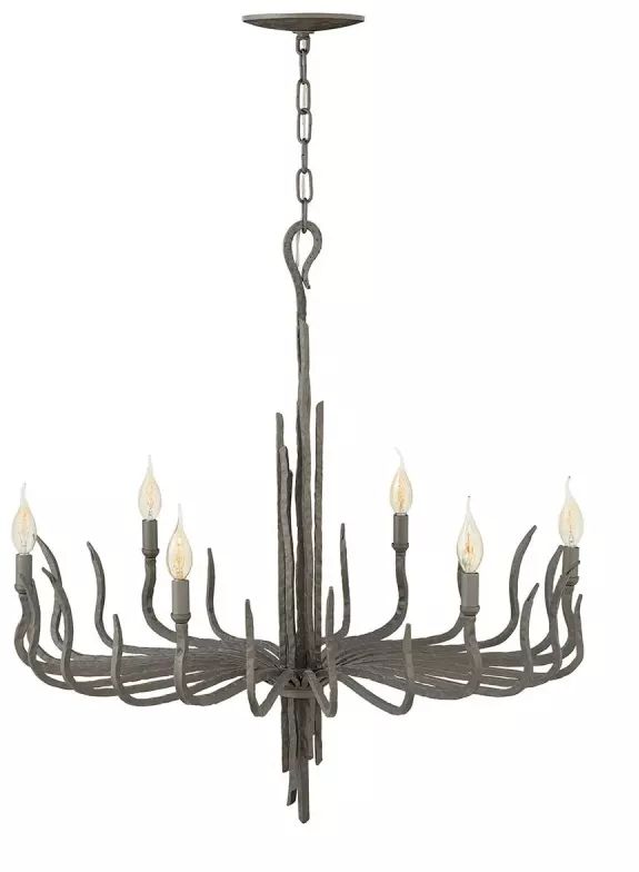 Elstead Lighting Spyre závěsné svítidlo 6x60 W hnědá HK-SPYRE6C-MMB