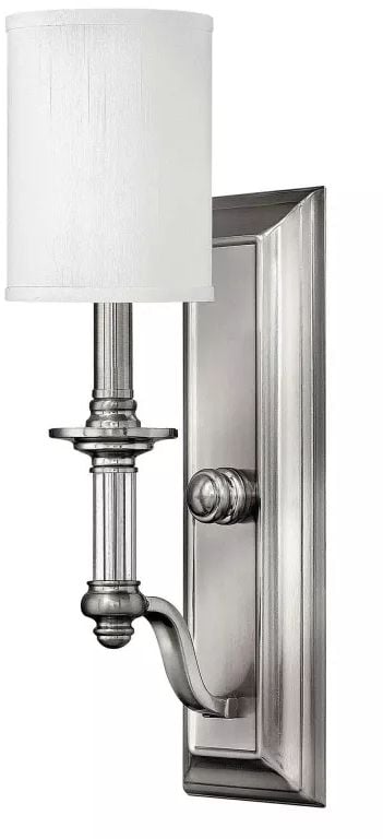 Elstead Lighting Sussex nástěnné svítidlo 1x40 W nikl HK-SUSSEX1