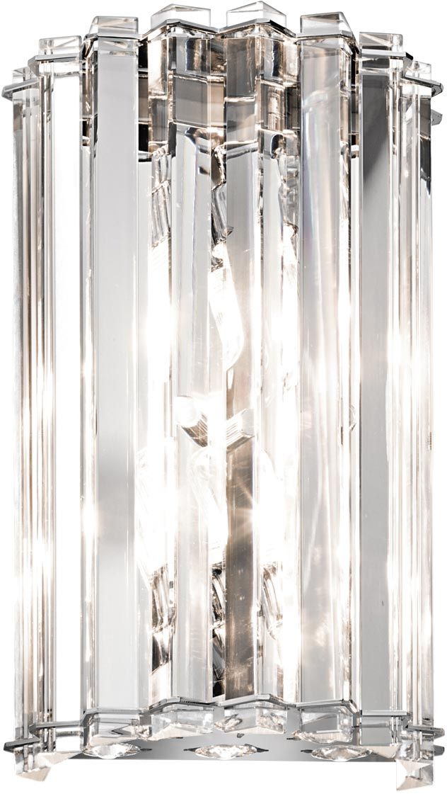 Elstead Lighting Crystal Skye nástěnné svítidlo 2x3 W chrom KL-CRYSTAL-SKYE2