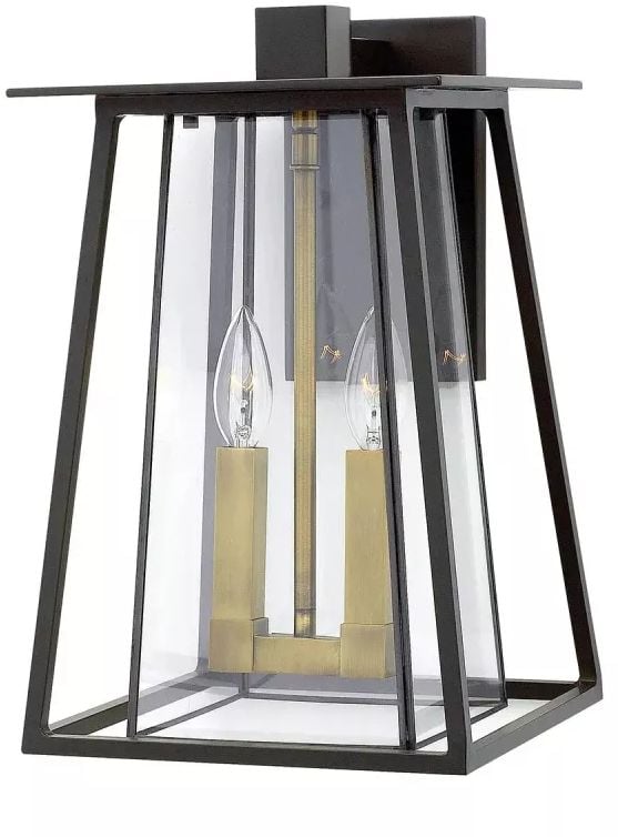 Elstead Lighting Walker venkovní nástěnné svítidlo 2x60 W hnědá HK-WALKER2-L