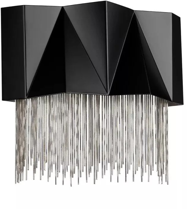 Elstead Lighting Zuma nástěnné svítidlo 3x9 W černá-stříbrná HK-ZUMA-3W-SBS