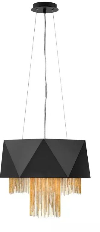 Elstead Lighting Zuma závěsné svítidlo 6x60 W černá-zlatá HK-ZUMA6-SBG