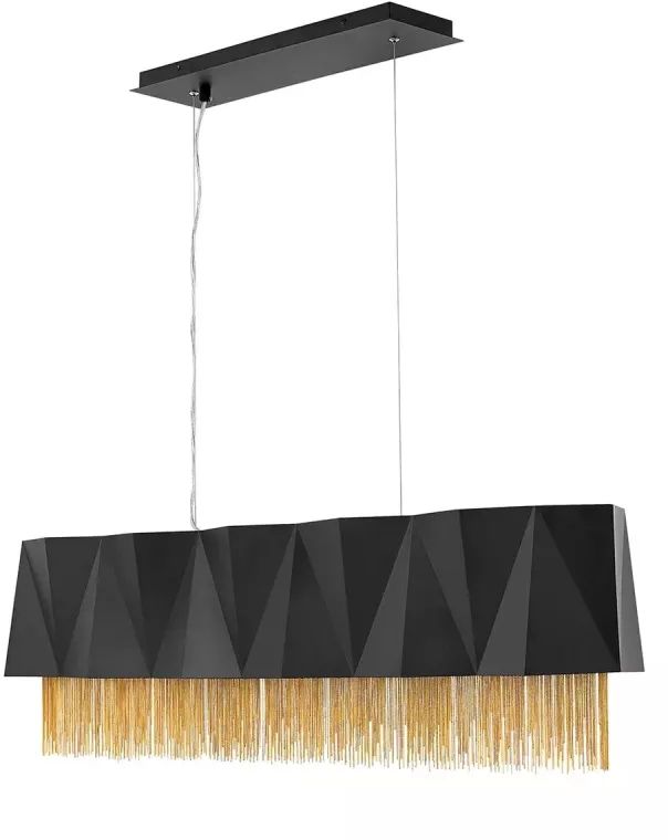 Elstead Lighting Zuma závěsné svítidlo 6x60 W černá-zlatá HK-ZUMA-ISLE-SBG