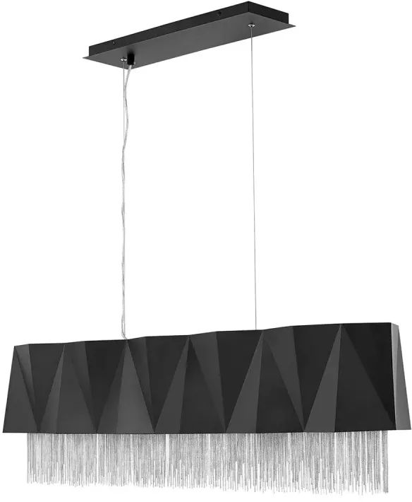 Elstead Lighting Zuma závěsné svítidlo 6x60 W černá-stříbrná HK-ZUMA-ISLE-SBS