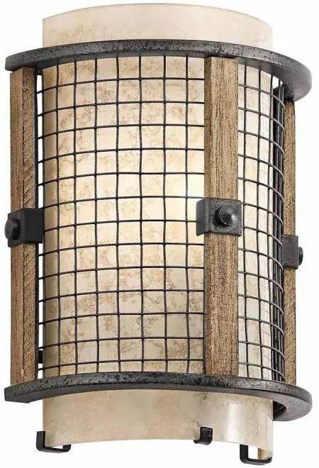 Elstead Lighting Ahrendale nástěnné svítidlo 1x40 W hnědá KL-AHRENDALE1