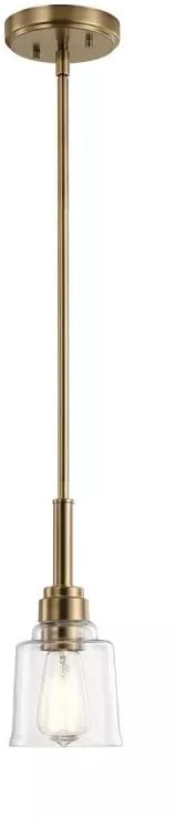 Elstead Lighting Aivian závěsné svítidlo 1x60 W mosaz KL-AIVIAN-P-WBR