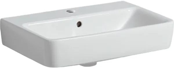 Geberit Selnova Compact umyvadlo 60x37 cm obdélníkový klasický bílá lesk 501.511.00.7