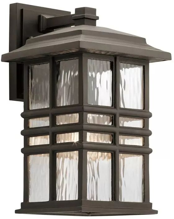 Elstead Lighting Beacon Square venkovní nástěnné svítidlo 1x60 W hnědá KL-BEACON-SQUARE-M-OZ