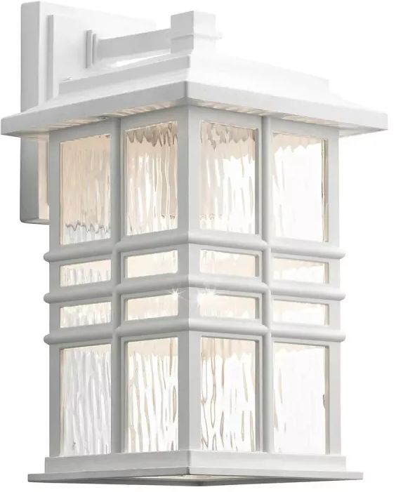 Elstead Lighting Beacon Square venkovní nástěnné svítidlo 1x60 W bílá KL-BEACON-SQUARE-M-WHT