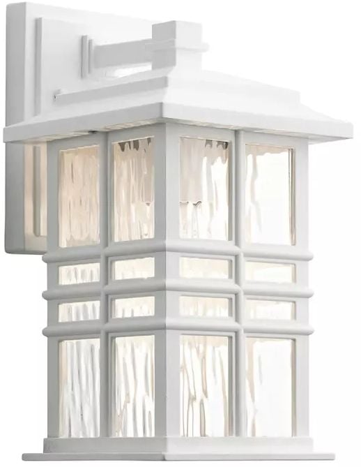 Elstead Lighting Beacon Square venkovní nástěnné svítidlo 1x60 W bílá KL-BEACON-SQUARE-S-WHT