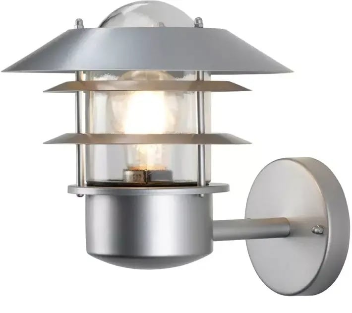 Elstead Lighting Helsingor venkovní nástěnné svítidlo 1x60 W stříbrná HELSINGOR
