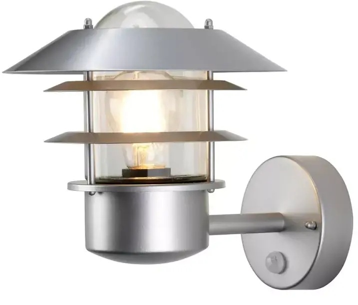 Elstead Lighting Helsingor venkovní nástěnné svítidlo 1x60 W stříbrná HELSINGOR-PIR
