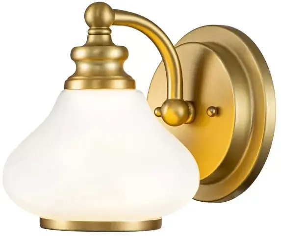 Elstead Lighting Ainsley nástěnné svítidlo 1x3 W mosaz HK-AINSLEY1-BATH-BB