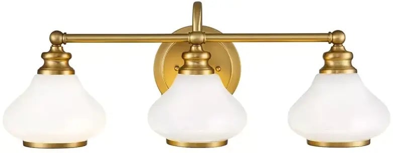 Elstead Lighting Ainsley nástěnné svítidlo 3x3 W mosaz HK-AINSLEY3-BATH-BB