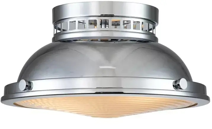 Elstead Lighting Amelia stropní světlo 2x40 W chrom HK-AMELIA-F-M-CM