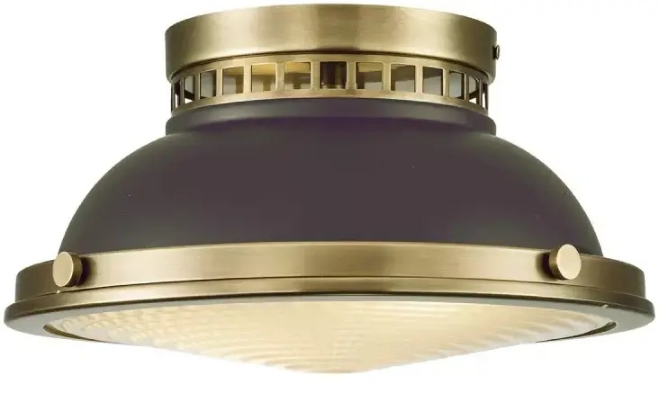 Elstead Lighting Amelia stropní světlo 2x40 W hnědá HK-AMELIA-F-M-RB