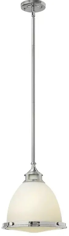 Elstead Lighting Amelia závěsné svítidlo 1x60 W chrom HK-AMELIA-P-M-CM