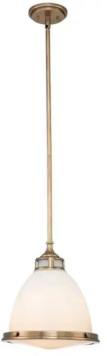 Elstead Lighting Amelia závěsné svítidlo 1x60 W mosaz HK-AMELIA-P-M-HB