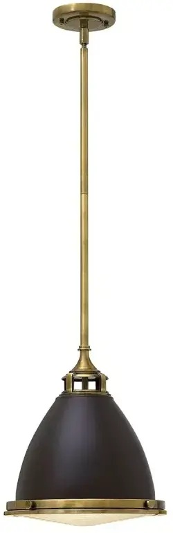 Elstead Lighting Amelia závěsné svítidlo 1x60 W hnědá HK-AMELIA-P-M-RB