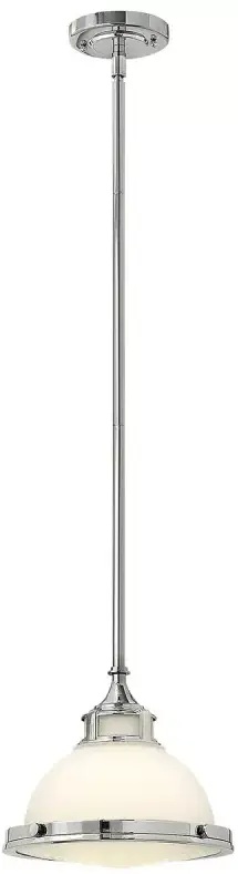 Elstead Lighting Amelia závěsné svítidlo 1x60 W chrom HK-AMELIA-P-S-CM