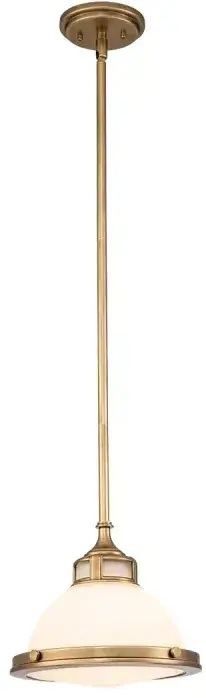 Elstead Lighting Amelia závěsné svítidlo 1x60 W mosaz HK-AMELIA-P-S-HB