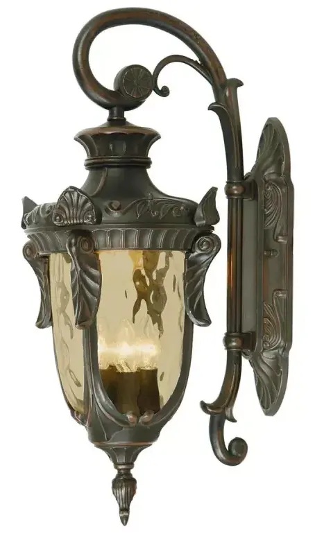 Elstead Lighting Philadelphia venkovní nástěnné svítidlo 3x60 W hnědá PH2-L-OB