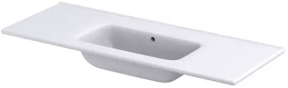 Oristo Uni umyvadlo 120x46.5 cm obdélníkový nábytkový bílá lesk UME-EN-120-91-BO