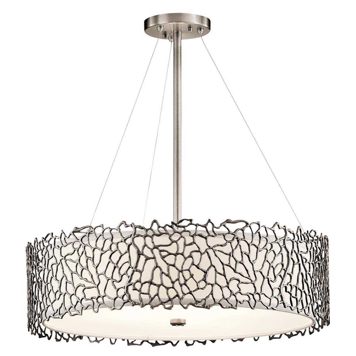 Elstead Lighting Silver Coral závěsné svítidlo 4x60 W KL-SILVER-CORAL-P-B