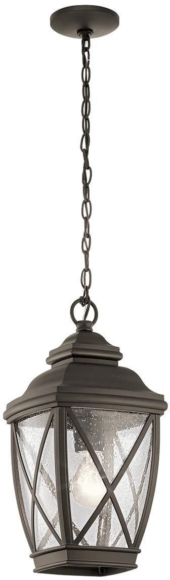 Elstead Lighting Tangier venkovní závěsná lampa 1x60 W hnědá KL-TANGIER8-M