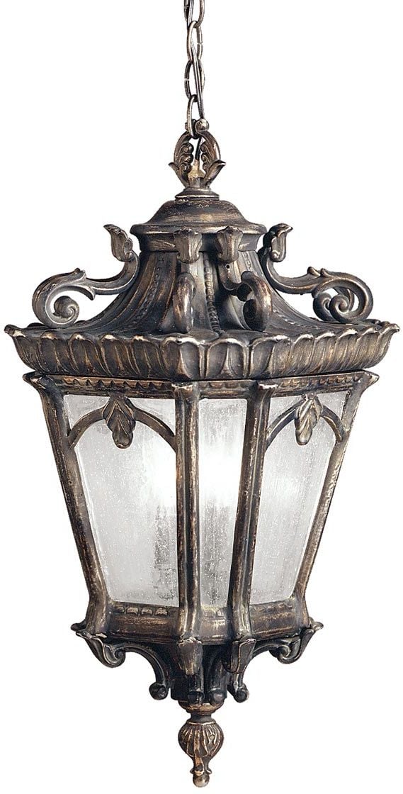 Elstead Lighting Tournai venkovní závěsná lampa 3x60 W šedá-hnědá KL-TOURNAI8-XL