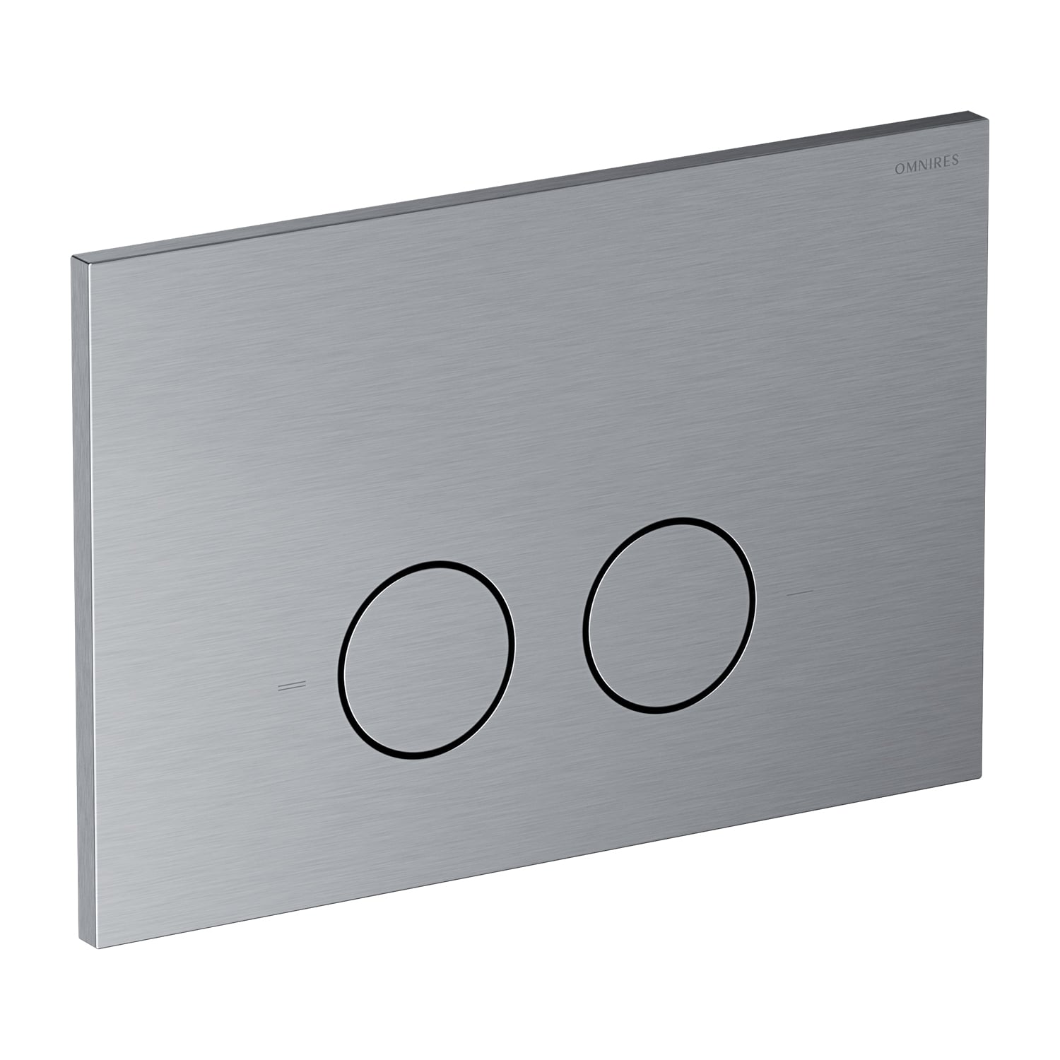 Omnires Steel-R45 splachovací tlačítko pro WC || ST45PS1NI