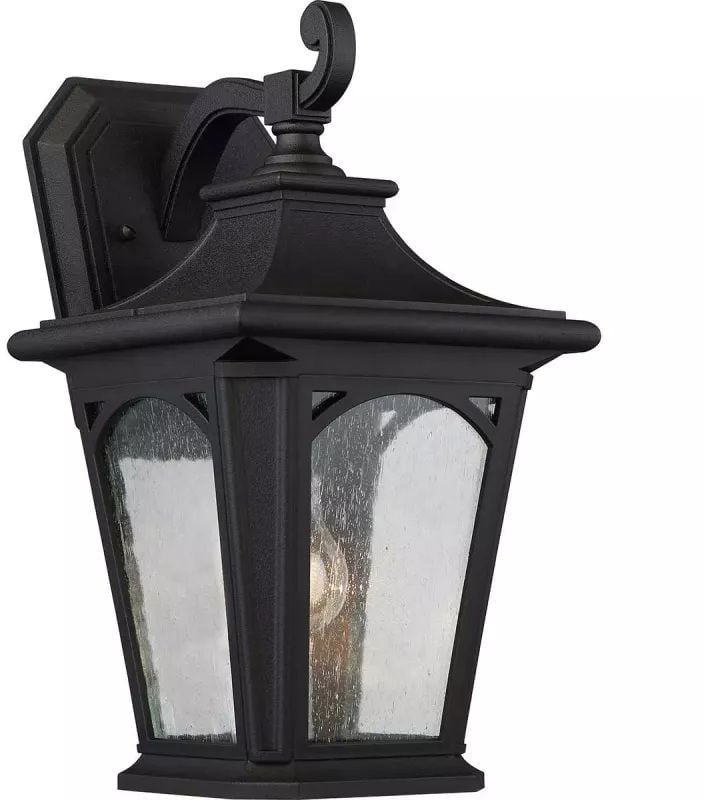 Elstead Lighting Bedford venkovní nástěnné svítidlo 1x60 W černá QZ-BEDFORD2-S