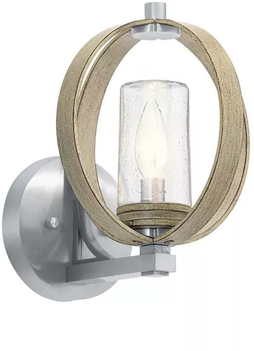 Elstead Lighting Grand Bank nástěnné svítidlo 1x40 W šedá KL-GRAND-BANK1-DAG
