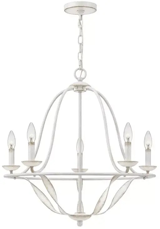 Elstead Lighting Bradbury závěsné svítidlo 5x40 W bílá QZ-BRADBURY5-AWH
