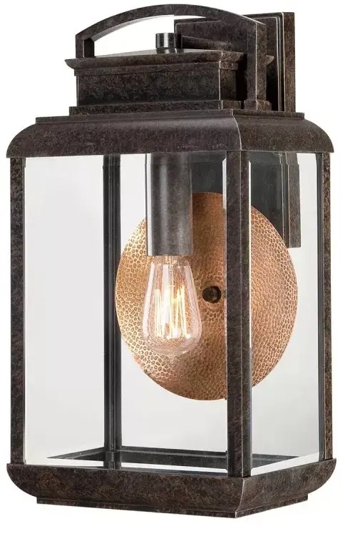 Elstead Lighting Byron venkovní nástěnné svítidlo 1x60 W hnědá QZ-BYRON-L