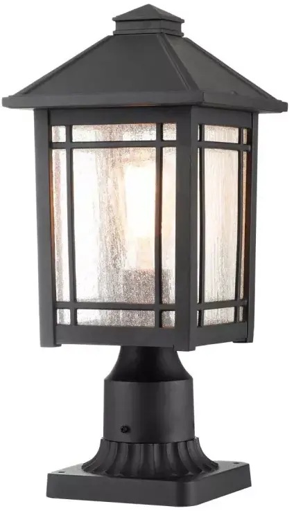 Elstead Lighting Cedar Point venkovní stojací lampa 1x60 W černá QZ-CEDAR-POINT3-M-BK